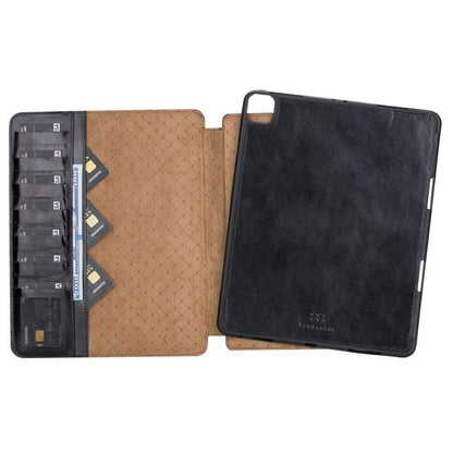 iPad Pro 12.9" Leder-Etui für 4. Generation - Schwarz Eto Modell