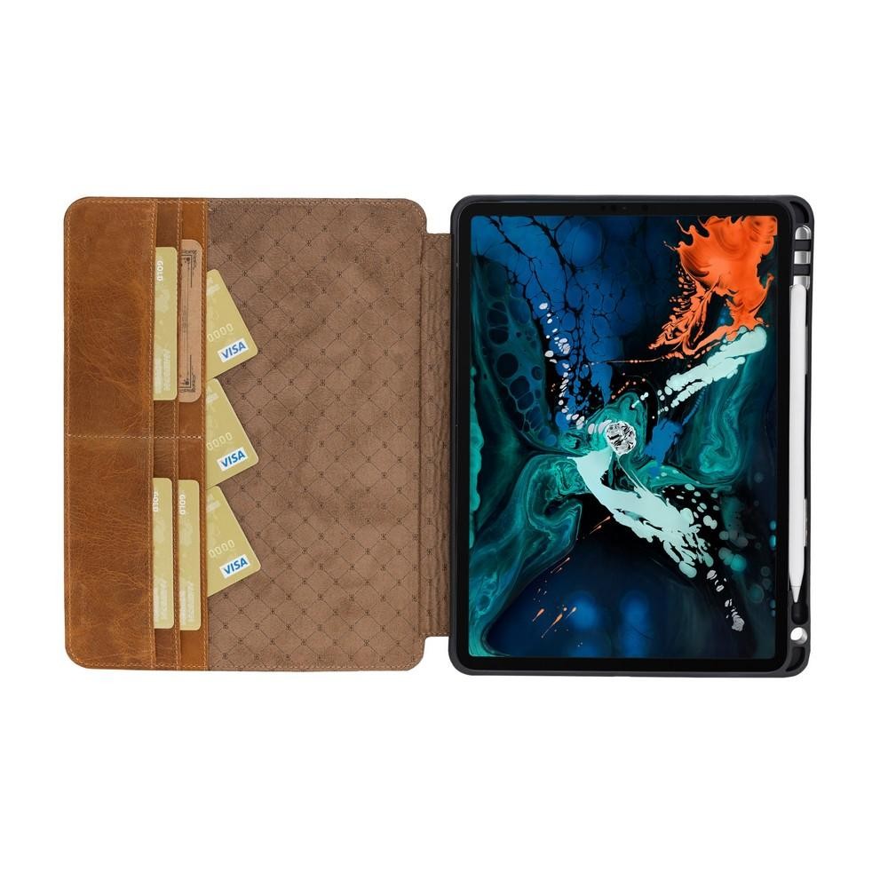iPad Pro 11" Leder-Etui für die 1. Generation - Braun Eto Modell