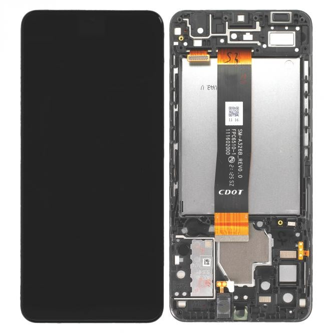 Samsung Galaxy A32 5G A326B LCD Display inkl. Akku, Schwarz Serviceware