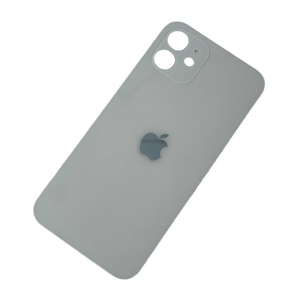 iPhone 12 Back Glass Akkudeckel Rückschale Big Hole Weiss