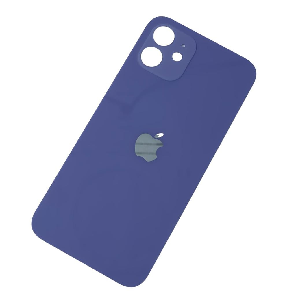 iPhone 12 Back Glass Akkudeckel Rückschale Big Hole Lila 