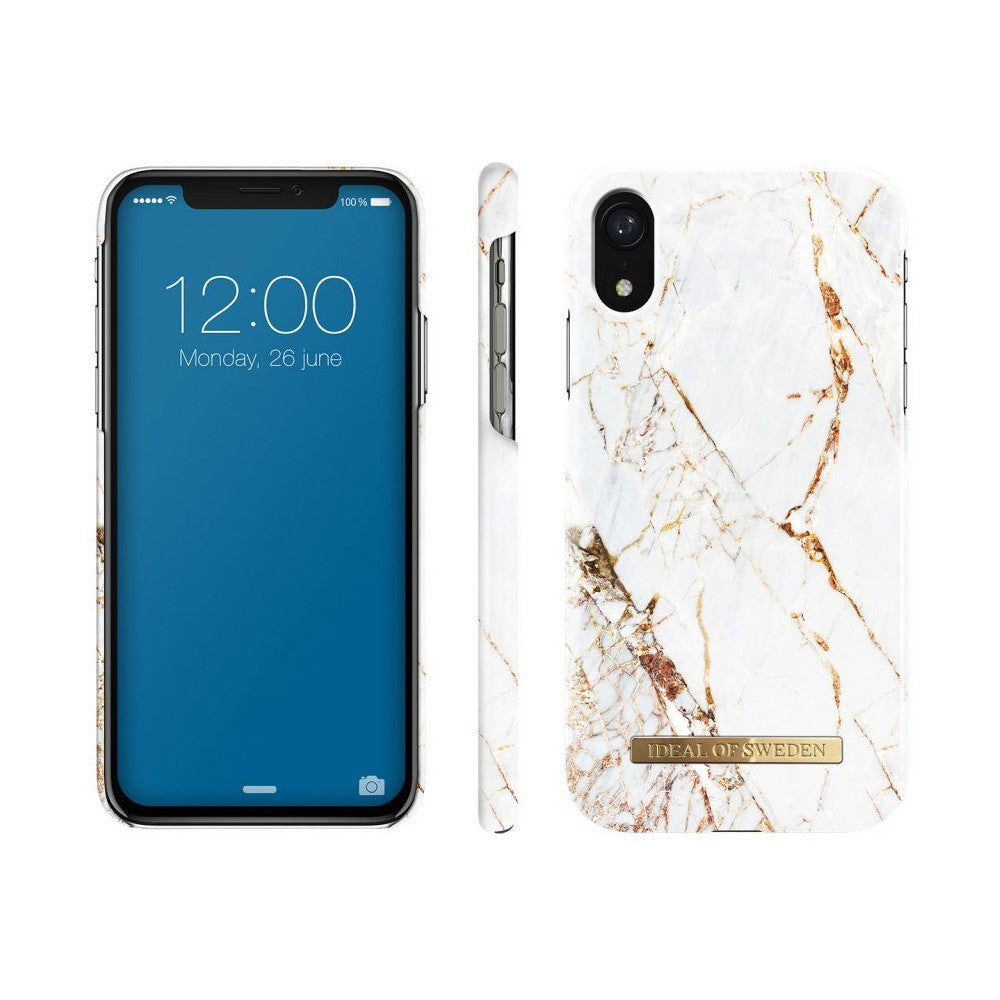 iDeal of Sweden - iPhone Xr Hardcase Hülle Carrara Gold