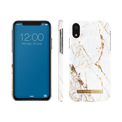 iDeal of Sweden - iPhone Xr Hardcase Hülle Carrara Gold