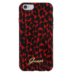 TPU Case Guess Leopard für Apple iPhone 6, 6s Rot