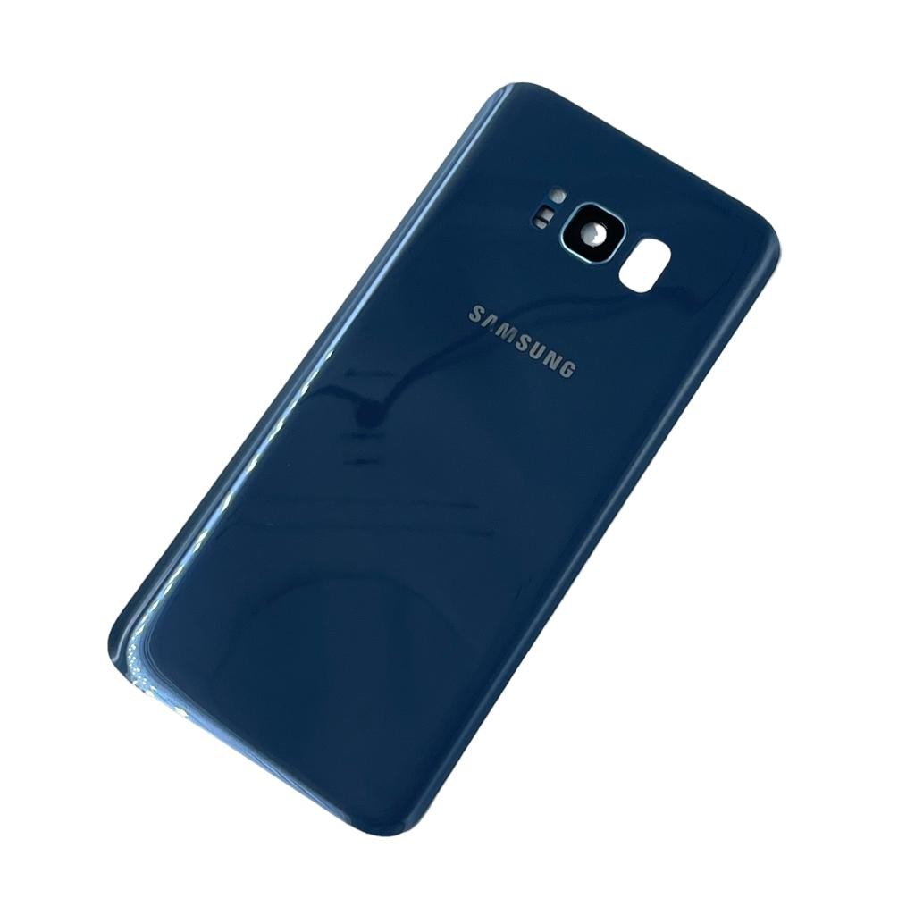 Samsung Galaxy S8+  Akkudeckel Backcover mit Kameralinse, Blau