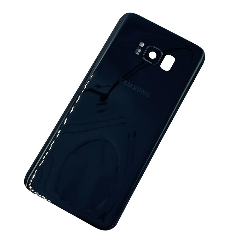Samsung Galaxy S8+  Akkudeckel Backcover mit Kameralinse, Schwarz