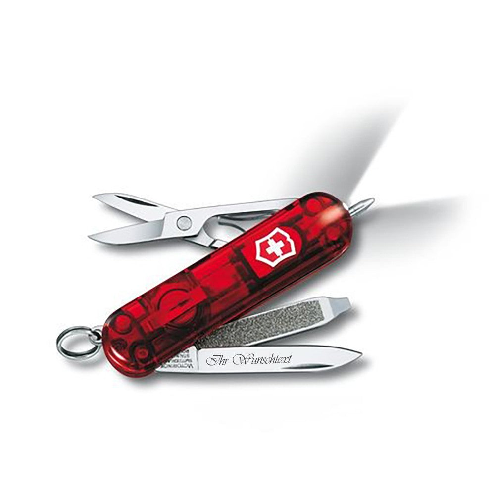 Victorinox Signature Lite Rot Transparent