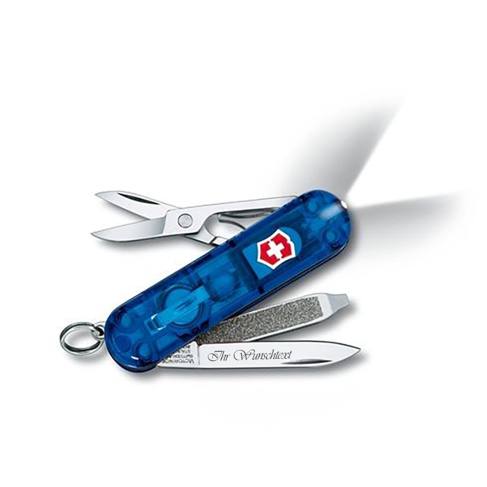 Victorinox Swiss Lite Blau Transparent
