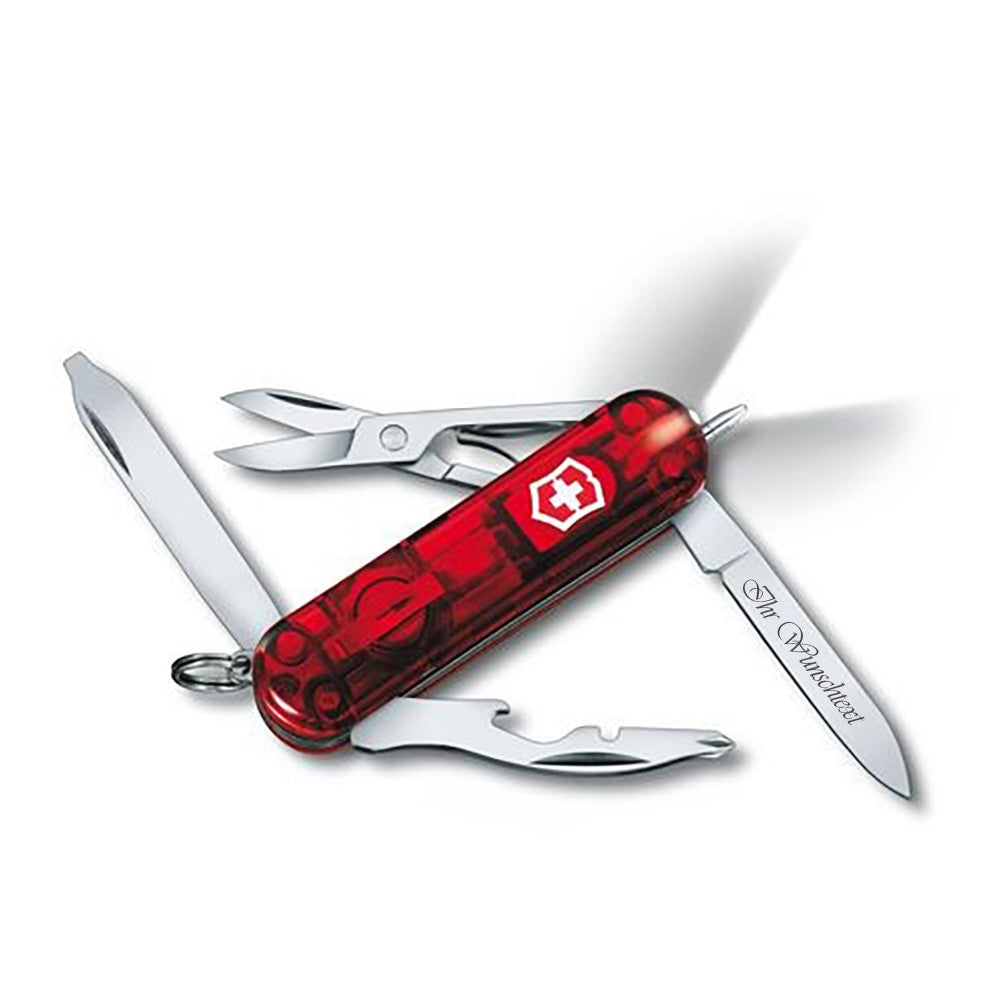 Victorinox Midnite Manager Rot Transparent