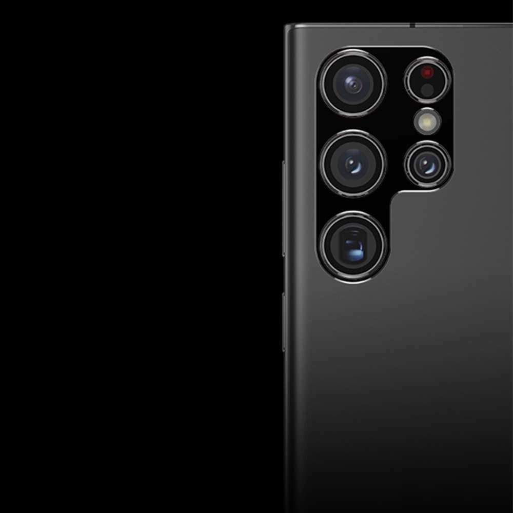 Metall-Objektivabdeckung Lens Cover für Samsung Galaxy S22 Ultra Schwarz