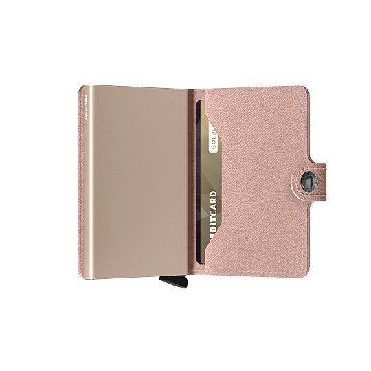 Secrid Miniwallet Crisple, Rose (AUF WUNSCH MIT GRAVUR)