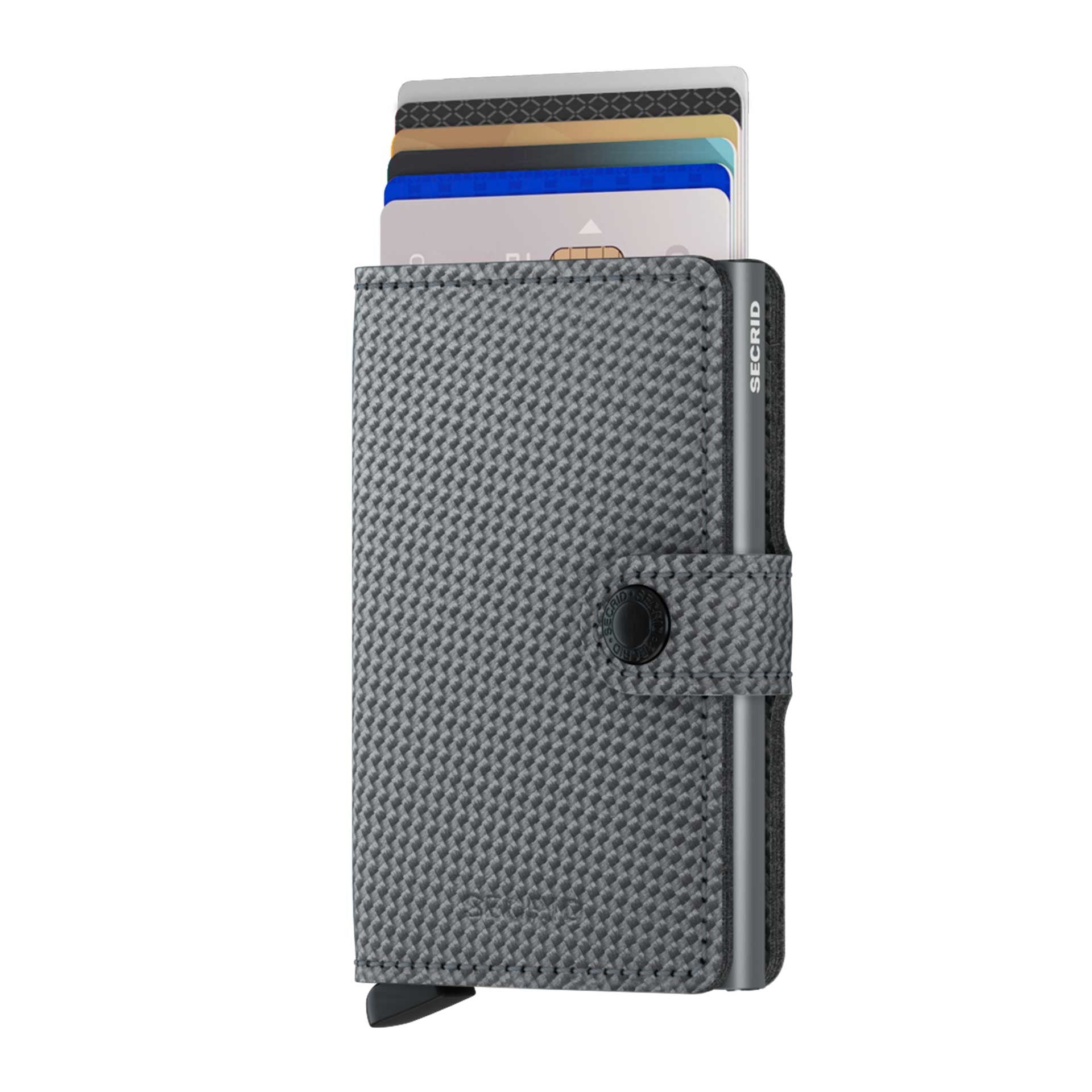 Secrid Carbon Miniwallet cool grey (AUF WUNSCH MIT GRAVUR)