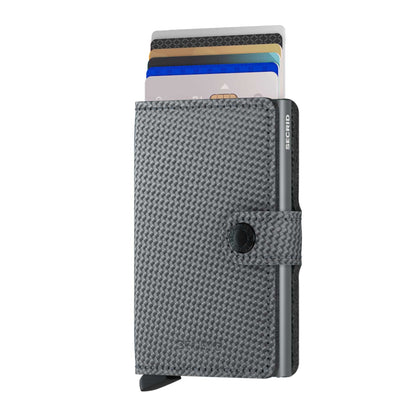 Secrid Carbon Miniwallet cool grey (AUF WUNSCH MIT GRAVUR)