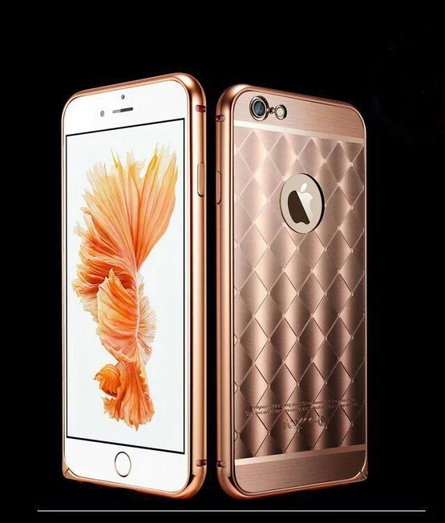 Rose Gold LUXUS Aluminium Spiegel Bumper Case iphone 6+ / 6S+