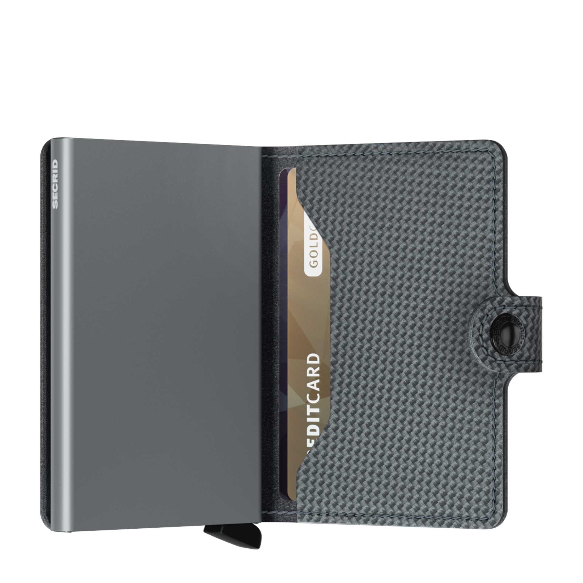 Secrid Carbon Miniwallet cool grey (AUF WUNSCH MIT GRAVUR)