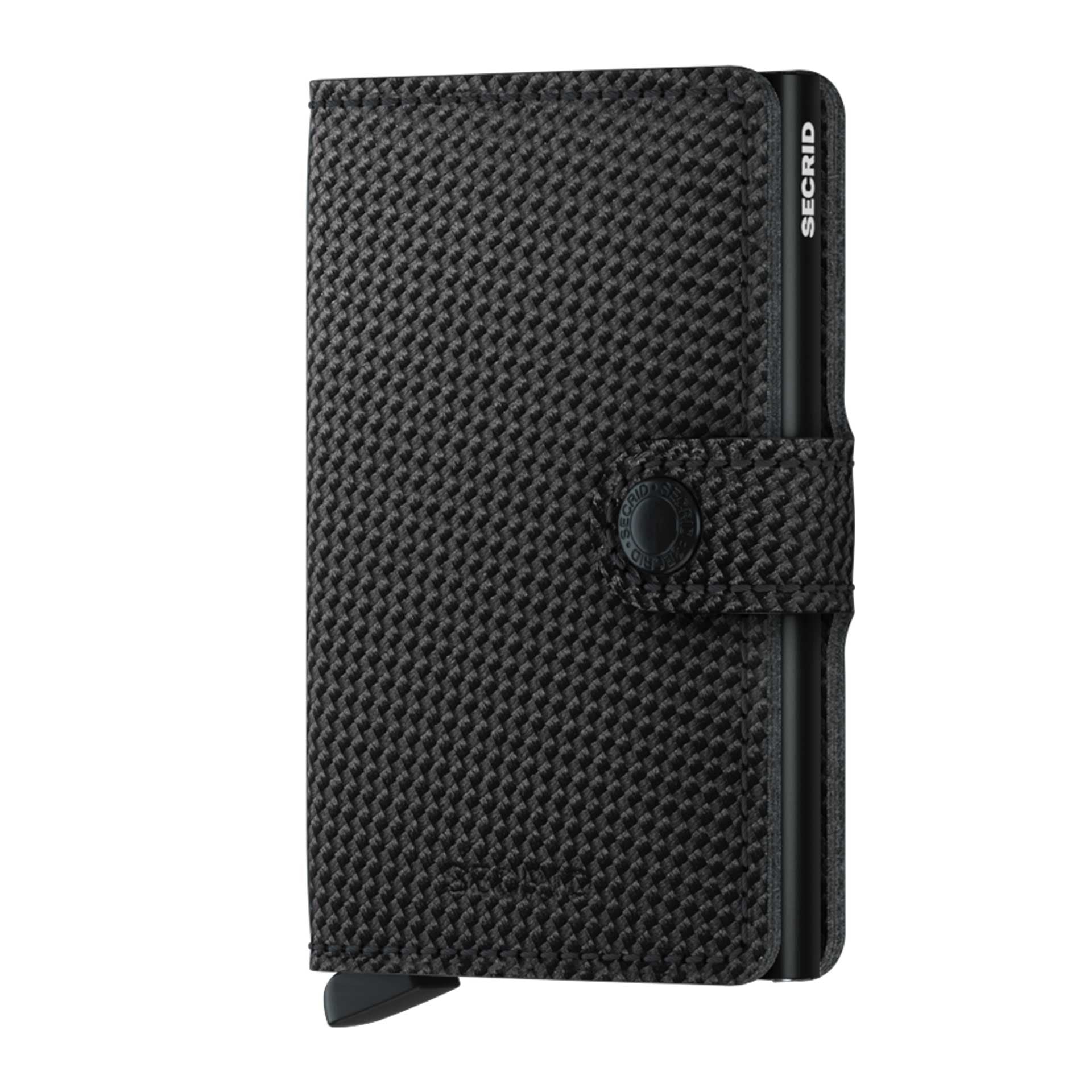 Secrid Carbon Miniwallet Schwarz (AUF WUNSCH MIT GRAVUR)