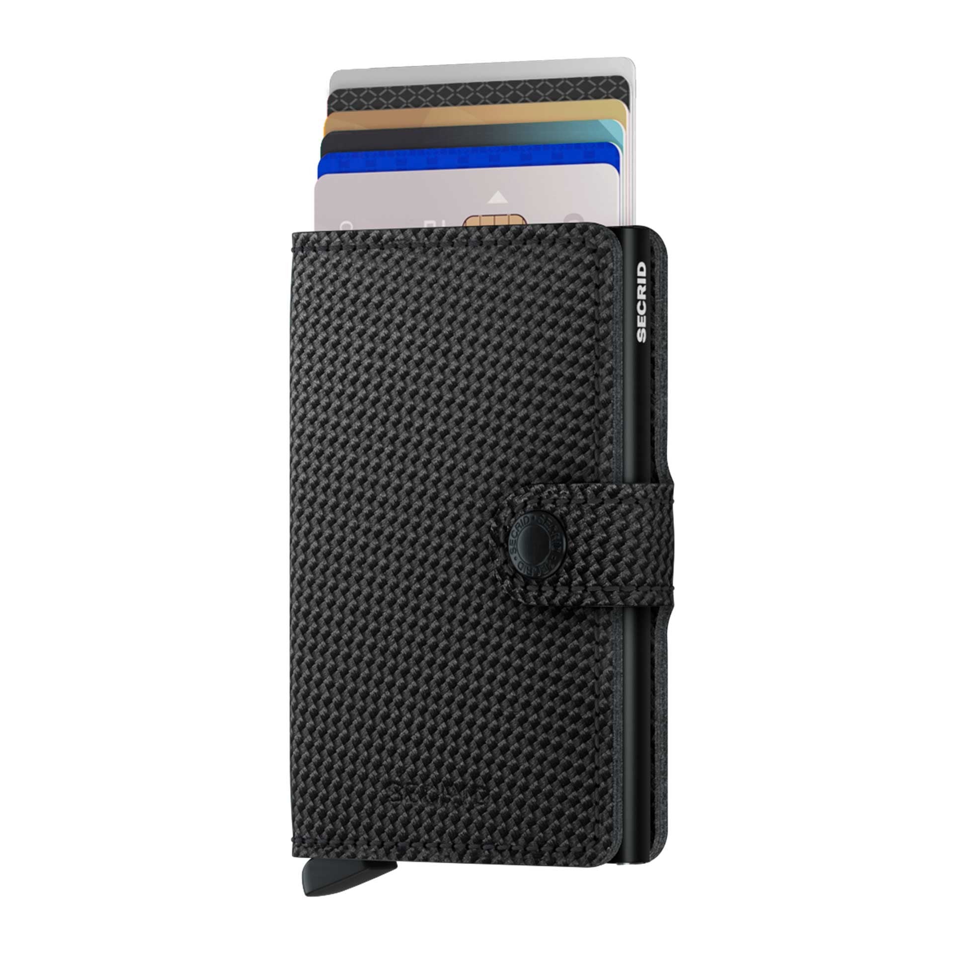 Secrid Carbon Miniwallet Schwarz (AUF WUNSCH MIT GRAVUR)