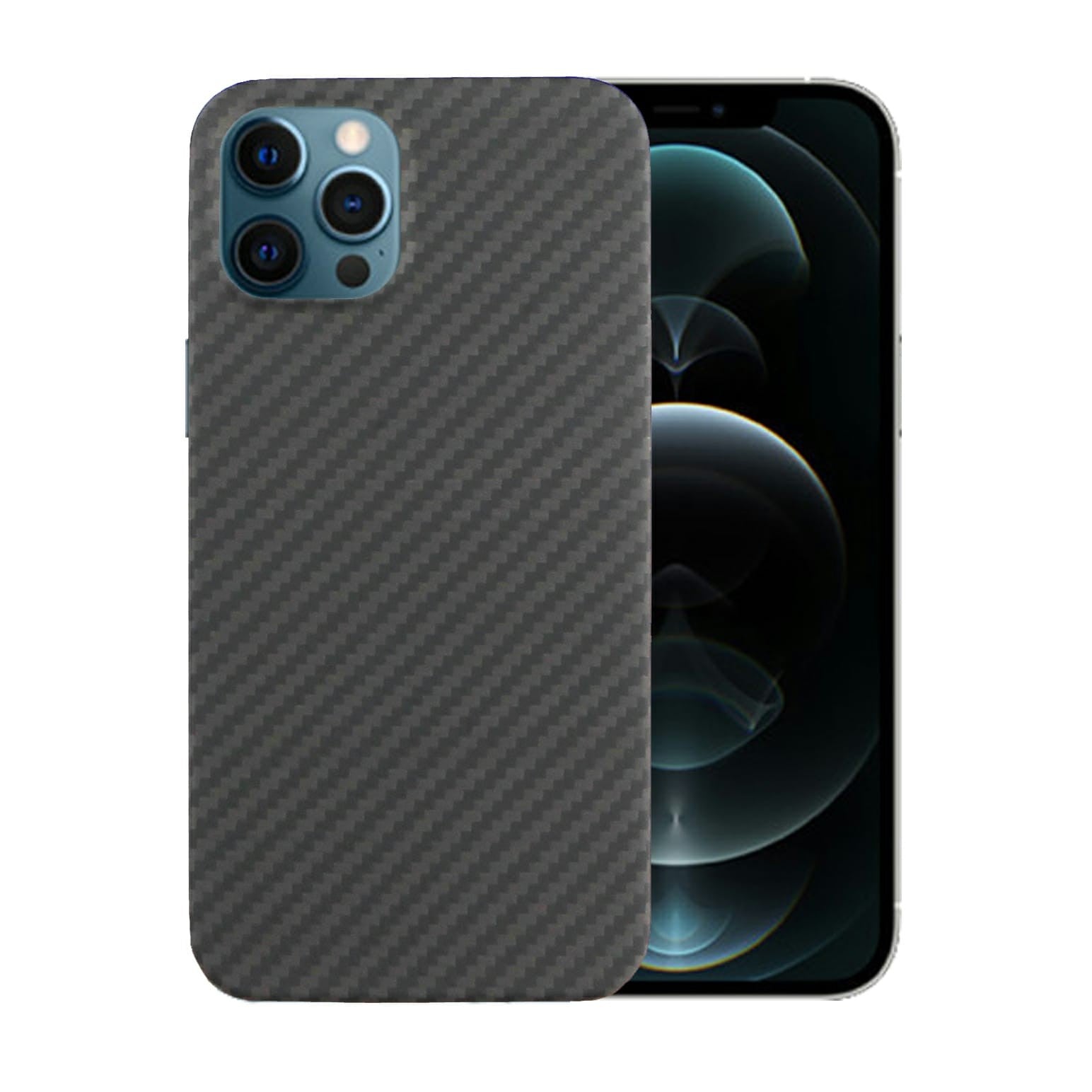 Echt Carbon Faser Volle Schutz Hülle Slim Case Für iPhone 13