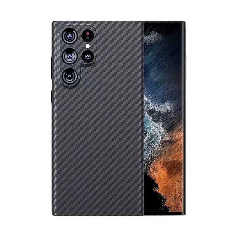 Samsung Galaxy S22 Plus Echt Carbon Faser Volle Schutz Hülle Slim Case
