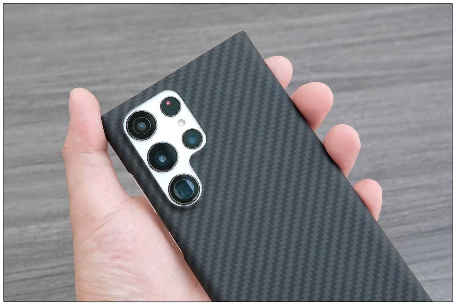 Samsung Galaxy S22 Plus Echt Carbon Faser Volle Schutz Hülle Slim Case