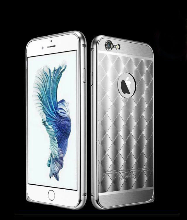 Silber LUXUS Aluminium Spiegel Bumper Case iphone 6+ / 6S+