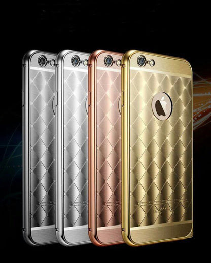 Silber LUXUS Aluminium Spiegel Bumper Case iphone 6+ / 6S+