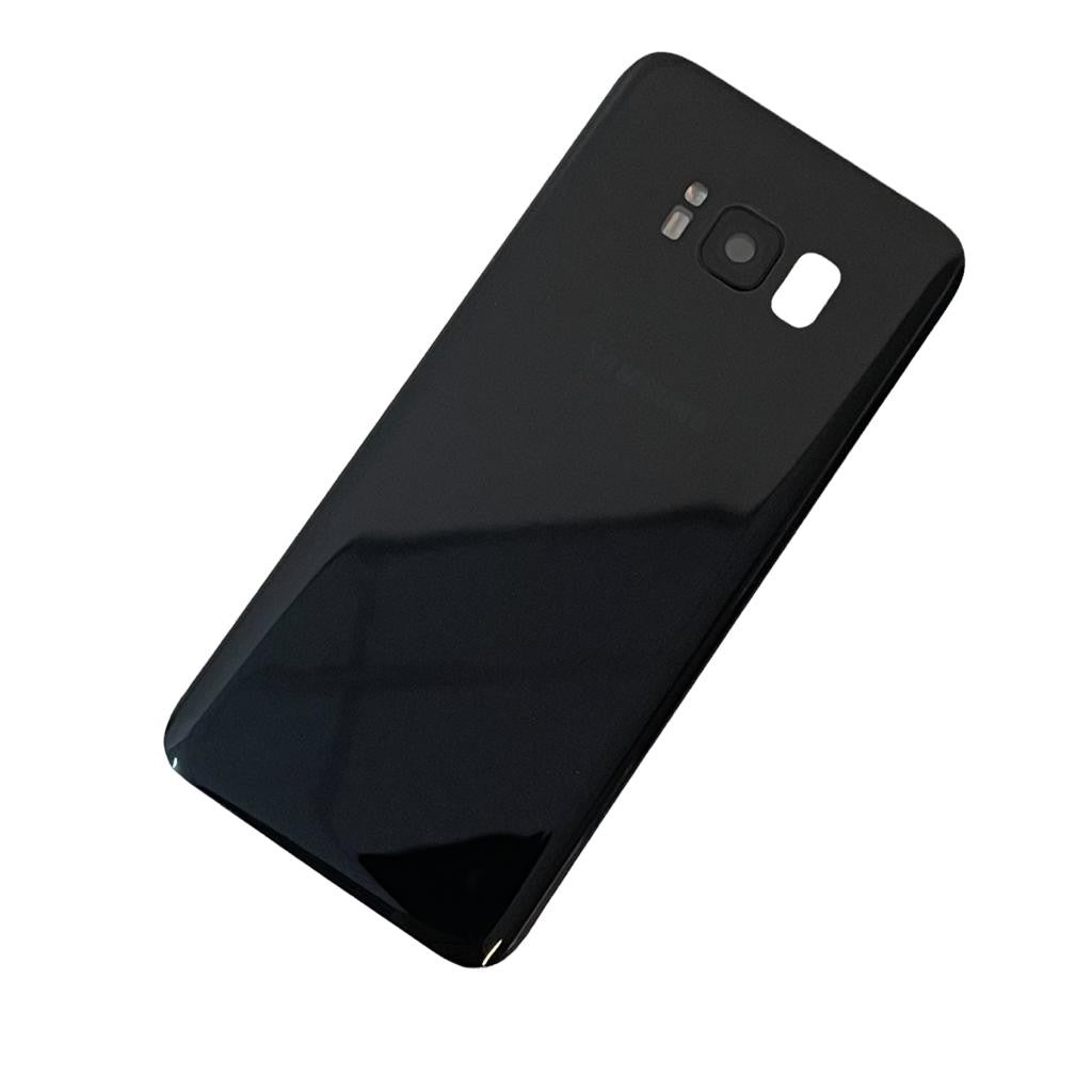 Samsung Galaxy S8 Akkudeckel Backcover mit Kameralinse, Schwarz