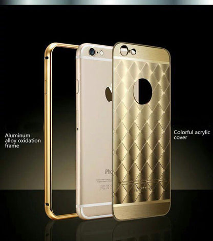 Gold LUXUS Aluminium Spiegel Bumper Case iphone 6+ / 6S+