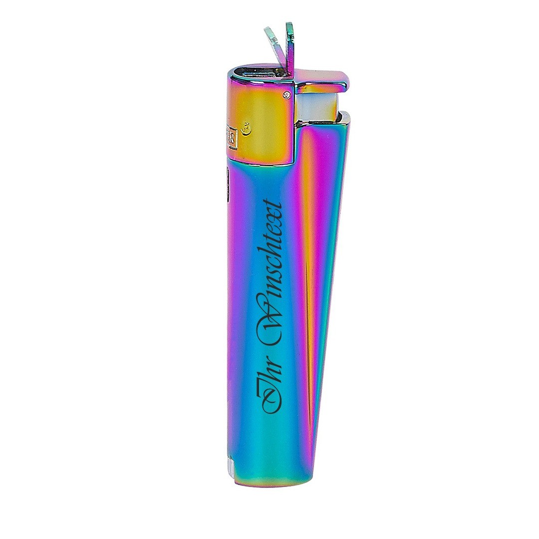 Clipper Metal Electronic Jet Flame New Mix Icy (Auf Wunsch mit Gravur)