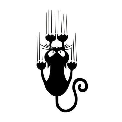 Katze Aufkleber Lustig Funny Tuning sticker film Car DIY Schwarz