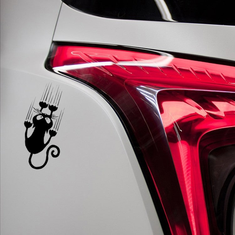 Katze Aufkleber Lustig Funny Tuning sticker film Car DIY Schwarz