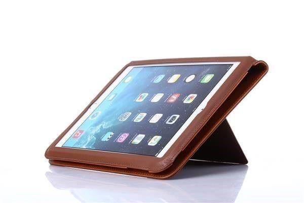 iPad 2 3 4 Leder Schutz Hülle Etui Braun