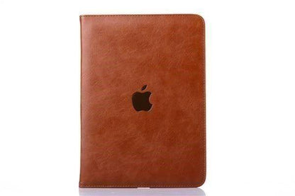 iPad 2 3 4 Leder Schutz Hülle Etui Braun