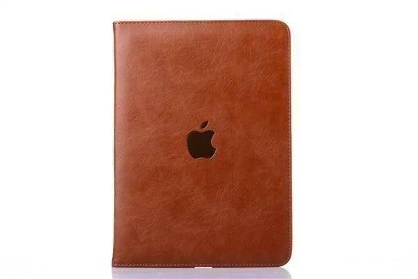 iPad 2 3 4 Leder Schutz Hülle Etui Braun