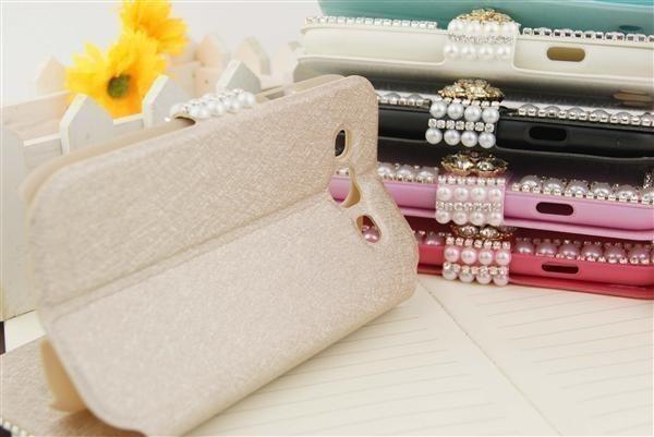 Bling Flip Leder Etui Galaxy S3 Lila