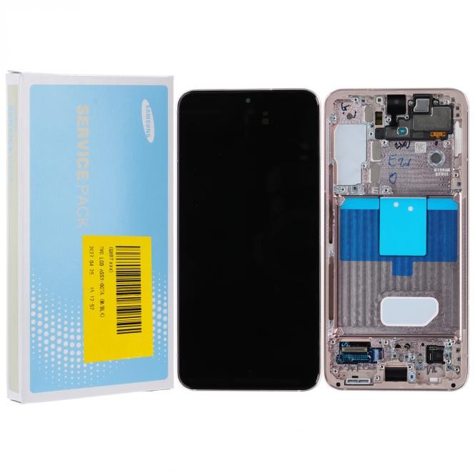 Samsung Galaxy S22 5G S901B LCD Display, Servicepack Phantom White / Cream /Sky Blue