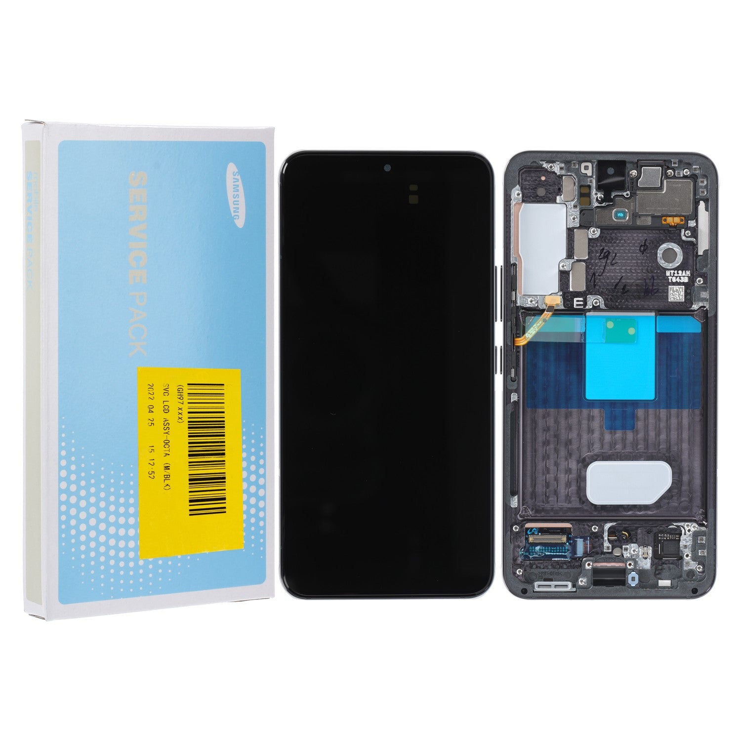 Samsung Galaxy S22 5G S901B LCD Display, Servicepack Phantom White / Cream /Sky Blue