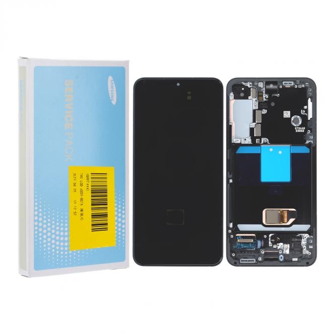 Samsung Galaxy S22 5G S901B LCD Display, Phantom Black Serviceware
