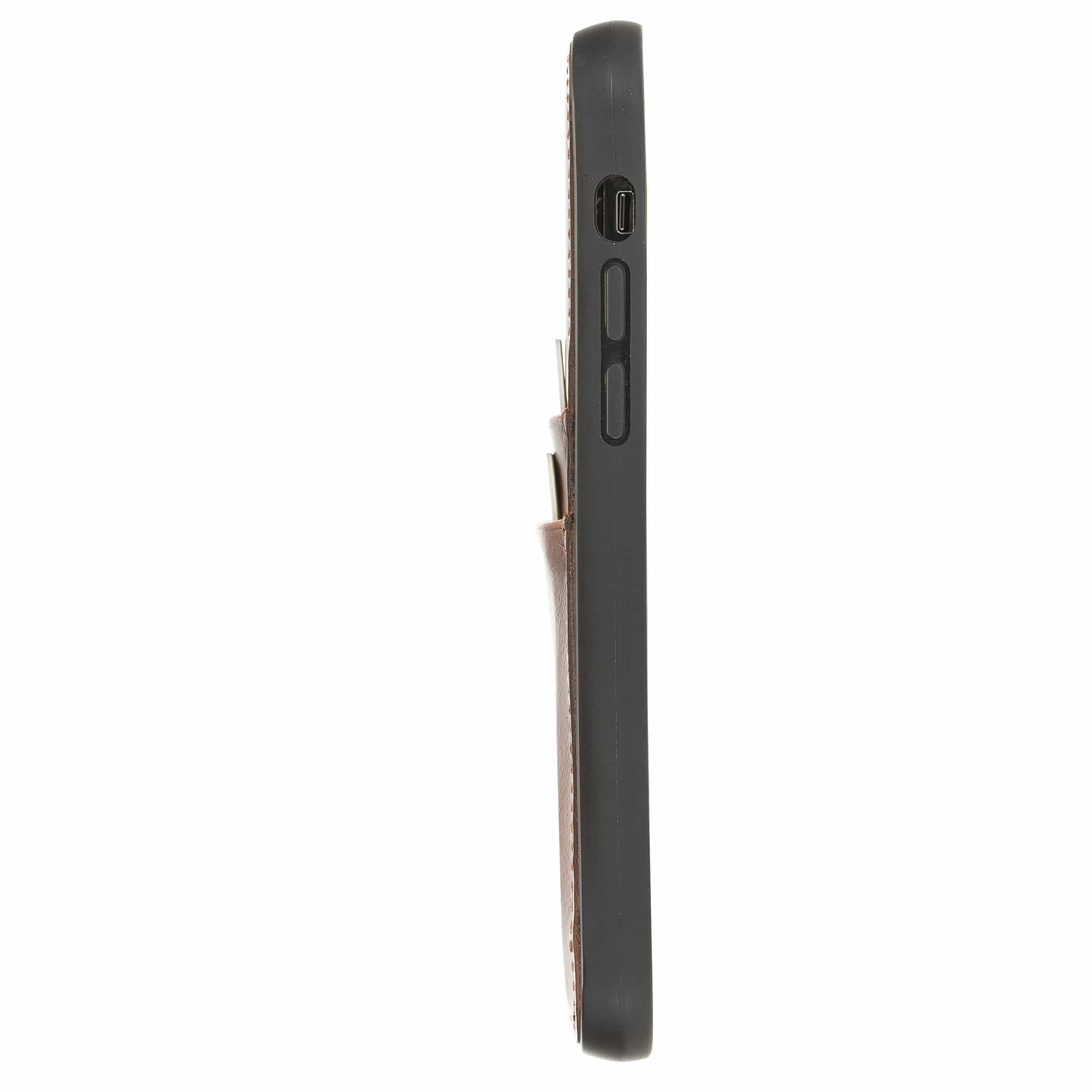 Bouletta Flex Cover Back Leder Case mit Kartenfach für iPhone 14 Pro  6.1