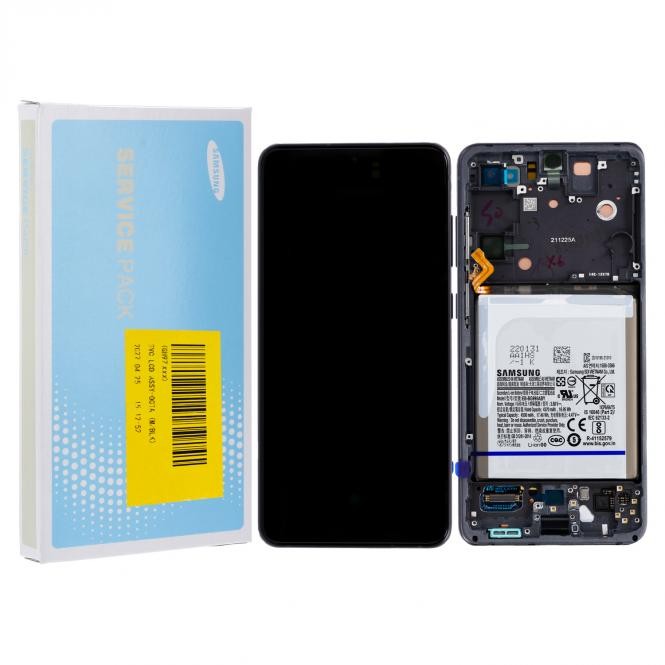 Samsung Galaxy S21 FE G990B LCD Display, Grün Serviceware (inkl. Akku)