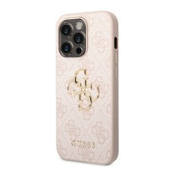 Guess PU 4G Metal Logo Case for iPhone 14 Pro Max (6,7) Grey