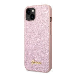 Guess TPU Glitter Metal Logo Case for iPhone 14 (6,1) Black