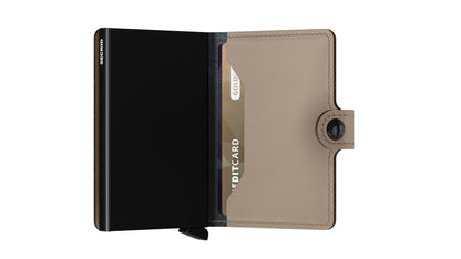 SECRID MINIWALLET CUBIC BLACK-TITANIUM  (AUF WUNSCH MIT GRAVUR)