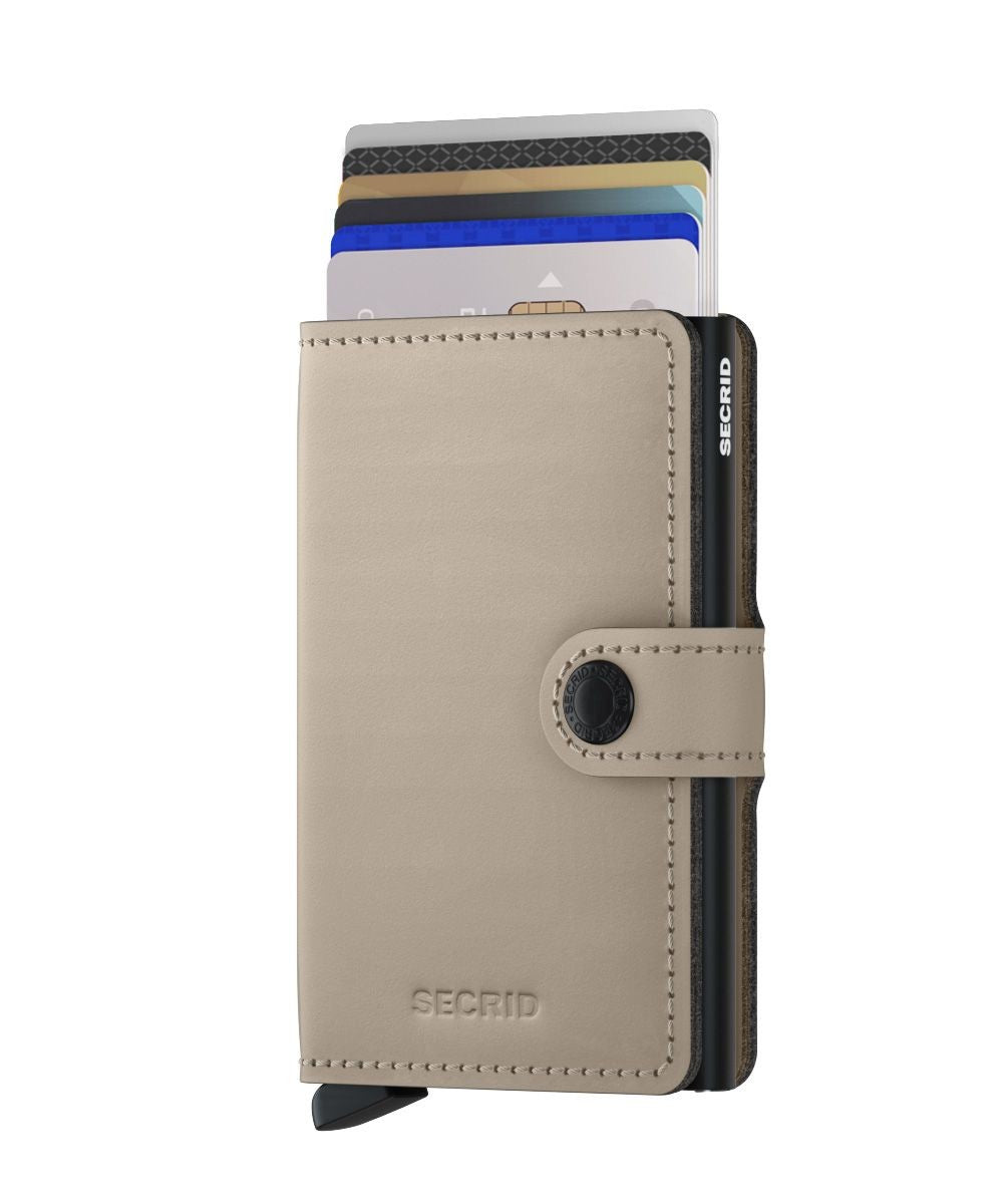 SECRID MINIWALLET CUBIC BLACK-TITANIUM  (AUF WUNSCH MIT GRAVUR)