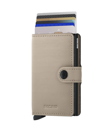 SECRID MINIWALLET CUBIC BLACK-TITANIUM  (AUF WUNSCH MIT GRAVUR)