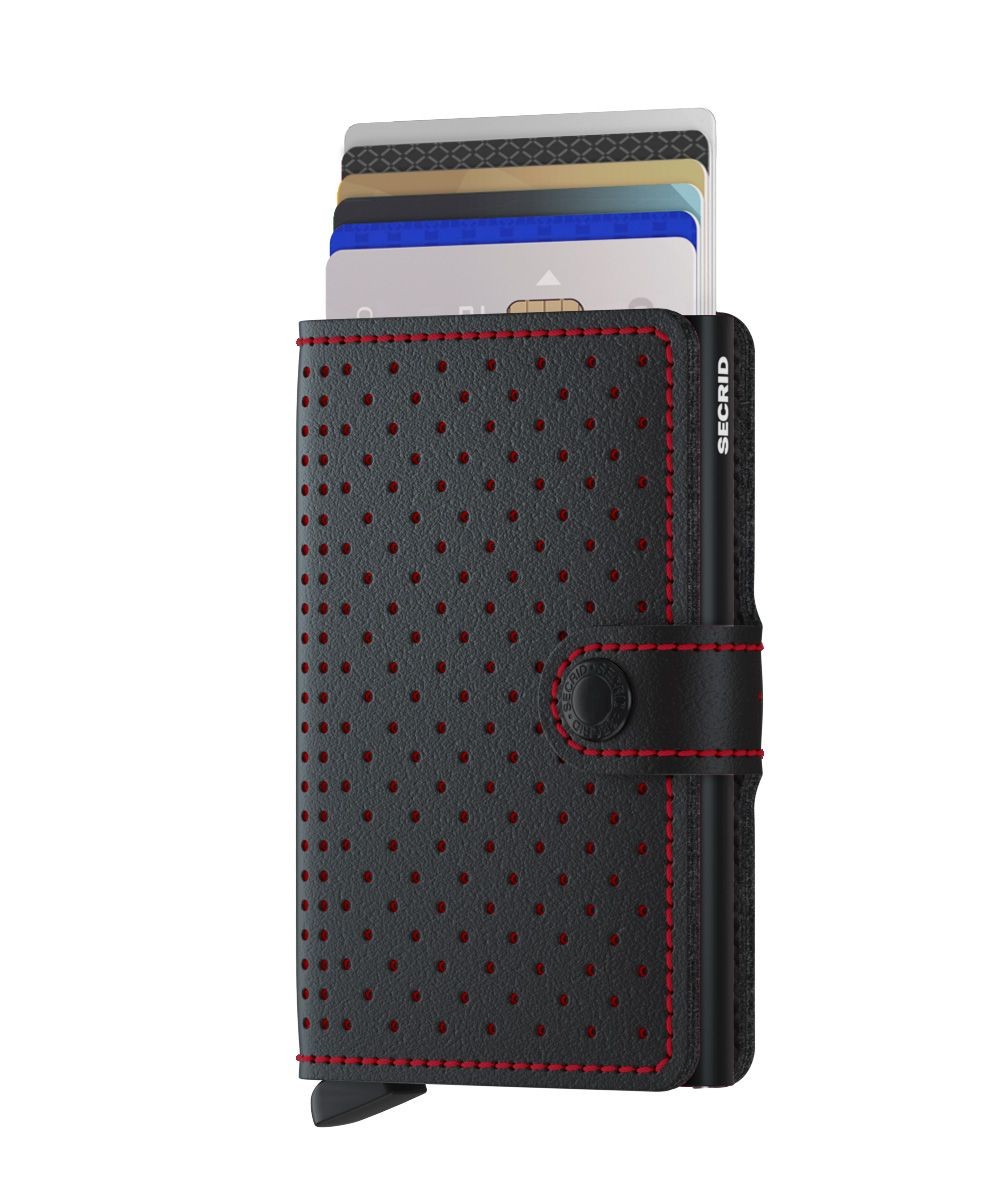 SECRID MINIWALLET CUBIC BLACK-TITANIUM  (AUF WUNSCH MIT GRAVUR)