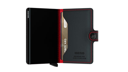 SECRID MINIWALLET CUBIC BLACK-TITANIUM  (AUF WUNSCH MIT GRAVUR)