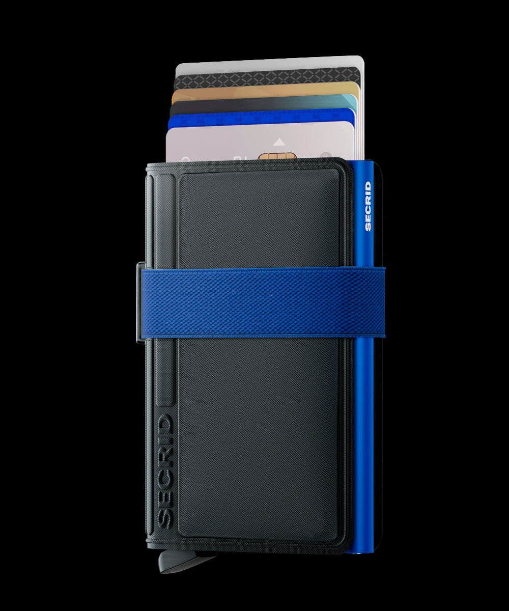 SECRID MINIWALLET CUBIC BLACK-TITANIUM  (AUF WUNSCH MIT GRAVUR)