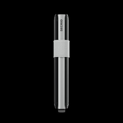 SECRID MINIWALLET CUBIC BLACK-TITANIUM  (AUF WUNSCH MIT GRAVUR)