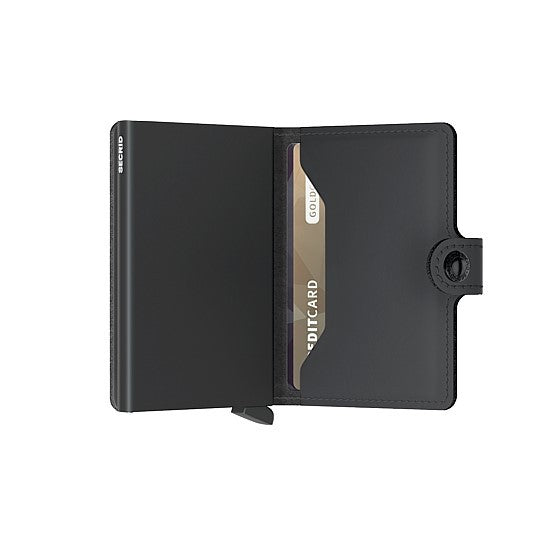 SECRID MINIWALLET CUBIC BLACK-TITANIUM  (AUF WUNSCH MIT GRAVUR)